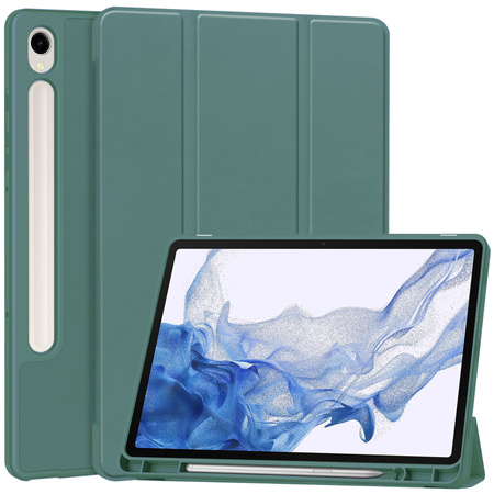 Etui Bizon Case Tab Lizard do Samsung Galaxy Tab S9, ciemnozielone