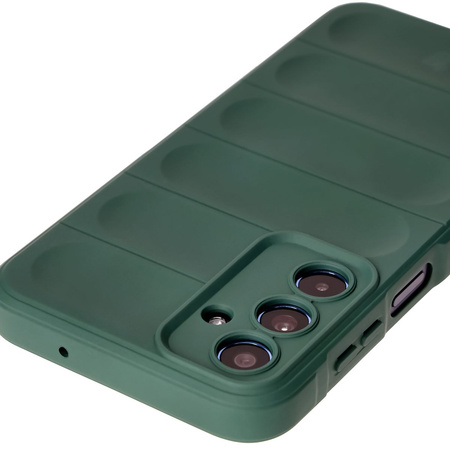 Pancerne etui Bizon Case Tur do Galaxy M35 5G, ciemnozielone