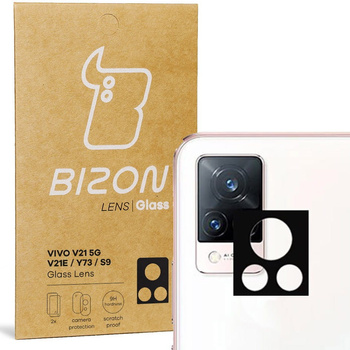 Szkło na aparat Bizon Glass Lens dla Vivo V21 5G / V21E / Y73 / S9, 2 sztuki