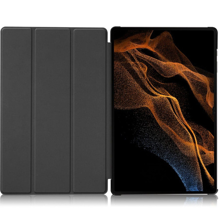 Etui Bizon Case Tab Croc do Galaxy Tab S8 Ultra, ciemnozielone