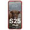 Pancerne etui Bizon Case Tur do Galaxy S25 Plus, czerwone