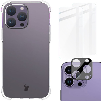 Etui Bizon Case Clear Pack do Apple iPhone 15 Pro Max, przezroczyste