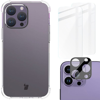 Etui Bizon Case Clear Pack do iPhone 15 Pro Max, przezroczyste