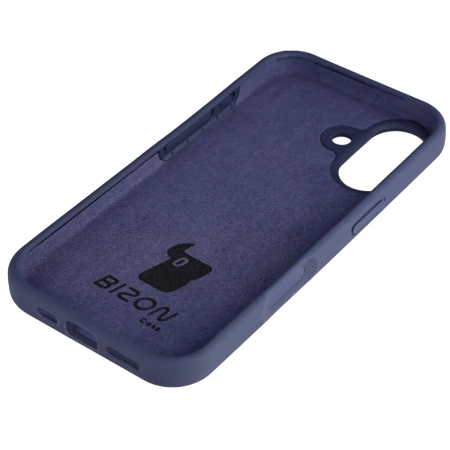 Silikonowe etui Bizon Soft Case do iPhone 17, ciemnoniebieskie