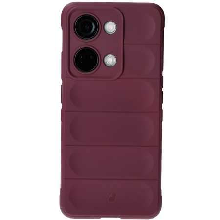 Pancerne etui Bizon Case Tur do OnePlus Nord 3, burgundowe