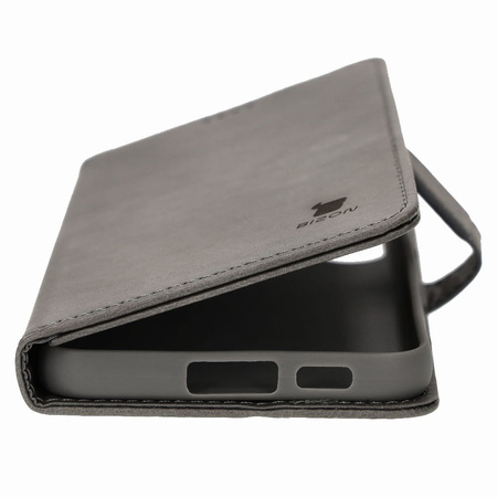 Etui Bizon Case Wallet do Samsung Galaxy S23 Plus, szare