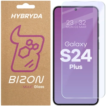 Elastyczne szkło hybrydowe Bizon Glass Mule do Galaxy S24 Plus 5G