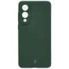 Silikonowe etui Bizon Soft Case do Galaxy S25 Edge, ciemnozielone
