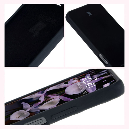 Silikonowe etui Bizon Soft Case do Xiaomi Redmi 13C 4G / Xiaomi Redmi 13C 5G / Xiaomi Poco C65, czarne