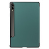 Etui Bizon Case Tab Croc do Galaxy Tab S10 Plus / S9 Plus, ciemnozielone