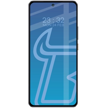 Szkło hartowane Bizon Glass Edge Duo do Realme GT 7 / 7T, czarna ramka, 2 sztuki