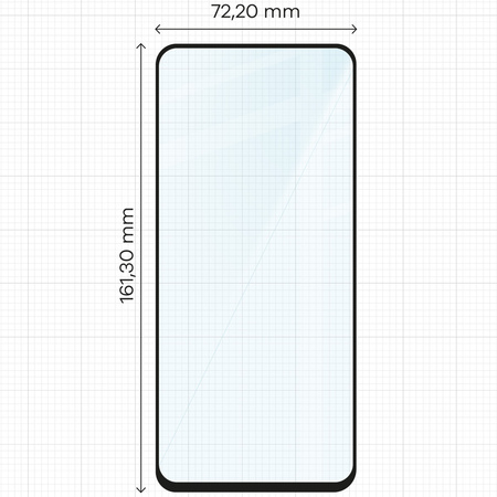 Szkło hartowane Bizon Glass Edge 2 do Realme C55 / C75 / OnePlus Nord CE 3 Lite, czarne