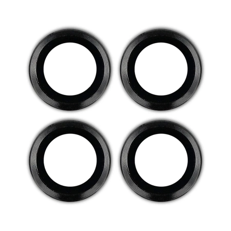 Szkło na aparat Bizon Glass Snap Lens do Motorola Edge 70, 1 zestaw, czarna ramka