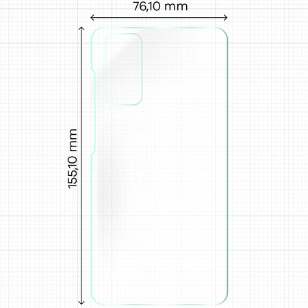 Folia hydrożelowa na tył Bizon Glass Hydrogel Back Duo, Galaxy S20 FE , 2 sztuki