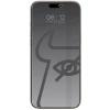 Prywatyzujące szkło hartowane Bizon Glass Clear Shadow Duo do iPhone 16 Pro Max, przyciemniane, 2 sztuki