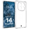 Elastyczne etui + 2x folia na ekran Bizon Case Clear Pack do Xiaomi Redmi Note 14 Pro Plus 5G