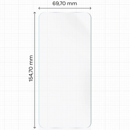 Folia hydrożelowa na ekran Bizon Glass Hydrogel Front do Xiaomi Redmi Note 12S, 1 sztuka