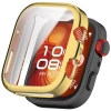 Etui z osłoną ekranu Bizon Case Watch Felipe do Huawei Watch Fit 4 Pro, złote