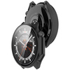 Etui ze szkłem do zegarka Bizon Case+Glass Watch do OnePlus Watch 3 / Oppo Watch X2, czarne