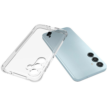 Elastyczne etui Bizon Case Salpa do Galaxy M35 5G, przezroczyste