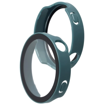 Etui ze szkłem do zegarka Bizon Case+Glass Watch do Huawei Watch GT6 41 mm, zielone