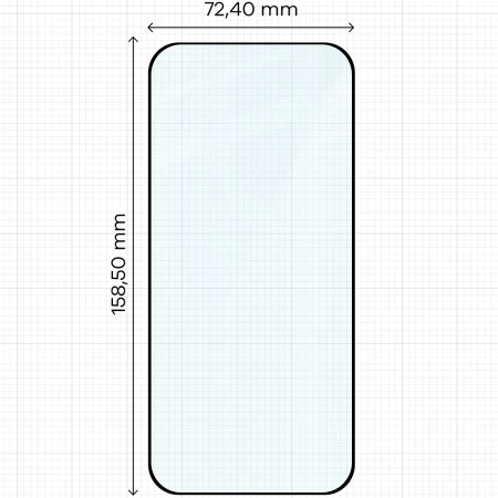Szkło hartowane Bizon Glass Edge 2 do Google Pixel 10 Pro XL / 9 Pro XL, czarna ramka