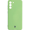 Etui Bizon Case Silicone do Galaxy S21 FE, jasnozielone
