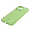 Etui Bizon Case Silicone do iPhone 15 Pro Max, jasnozielone