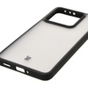 Etui Bizon Case Angelo do Xiaomi 14T, półprzezroczyste z czarną ramką