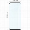 2x Szkło + szybka na aparat Bizon Edge 2 Pack do Honor 400 Lite