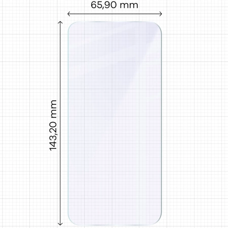 Elastyczne szkło hybrydowe Bizon Glass Mule do Galaxy S25