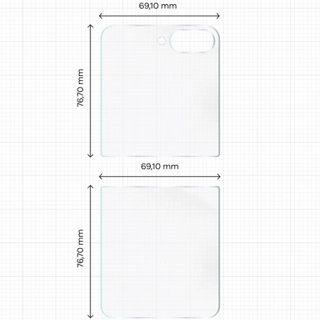 Folia hydrożelowa na tył Bizon Glass Hydrogel do Galaxy Z Flip7 FE / Z Flip6, 1 sztuka