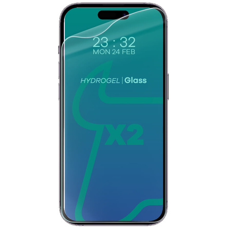 Folia hydrożelowa na ekran Bizon Glass Hydrogel Front Duo do iPhone 14 Pro, 2 sztuki