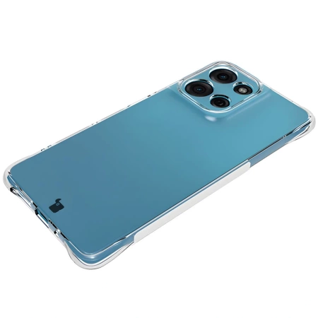 Elastyczne etui + 2x folia na ekran Bizon Case Clear Pack do Motorola Moto G75 5G