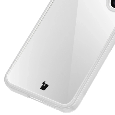 Etui Bizon Case Halo do Galaxy S25, przezroczyste