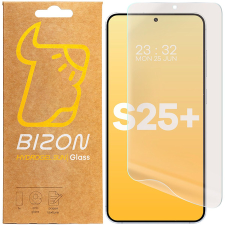 Folia matowa Bizon Glass Film Sun do Galaxy S25 Plus, 2 sztuki