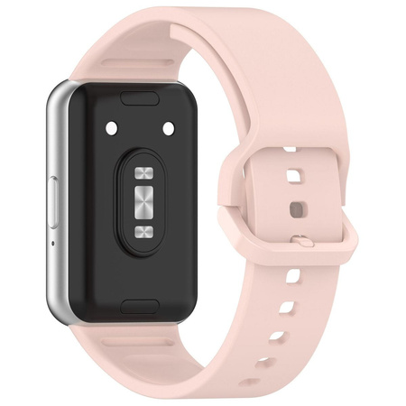 Pasek Bizon Strap Watch Silicone do Galaxy Fit 3, różowy