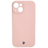 Etui Bizon Case Silicone do iPhone 15, jasnoróżowe
