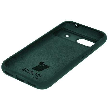 Silikonowe etui Bizon Soft Case do Google Pixel 8a, ciemnozielone