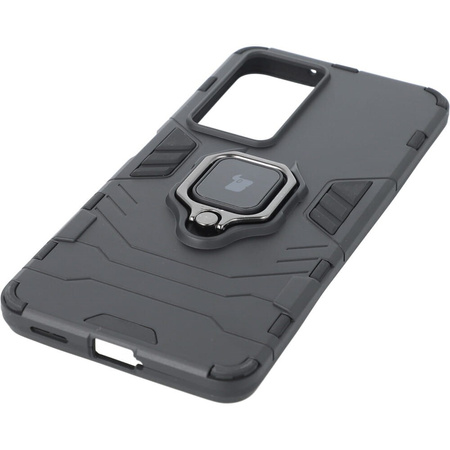 Etui Bizon Case Armor Ring do Xiaomi Poco F4, czarne