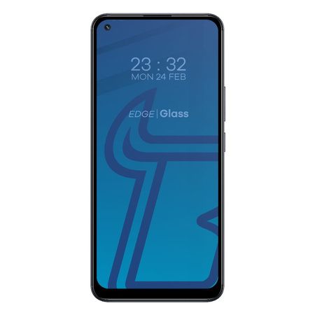 Szkło hartowane Bizon Glass Edge do Realme 8 / 8 Pro, czarne