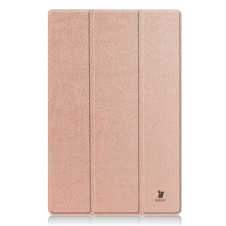 Etui Bizon Case Tab Croc do Galaxy Tab S10 Ultra / S9 Ultra, różowozłote