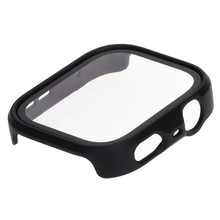 Etui ze szkłem do zegarka Bizon Case+Glass Watch do Huawei Watch Fit 4 Pro, czarne matowe