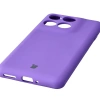 Silikonowe etui Bizon Soft Case do Motorola Edge 60 Pro, fioletowe