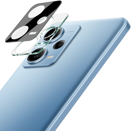 Szkło na aparat Bizon Glass Silk Lens do Poco X5, Redmi Note 12 5G, 2 sztuki