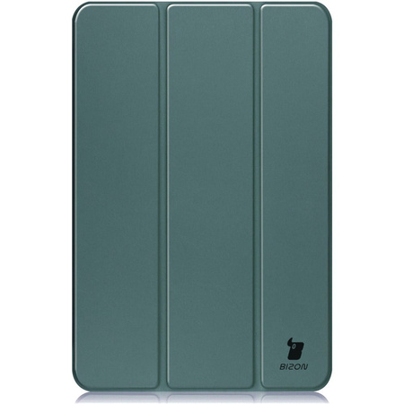 Etui Bizon Case Tab Clear Matt do Galaxy Tab A9, ciemnozielone