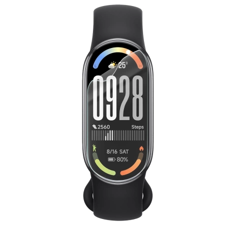 Folia hydrożelowa na ekran Bizon Glass Watch Hydrogel Duo do Xiaomi Smart Band 10, 2 sztuki