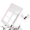 Etui Bizon Case Tab Clear Matt do Galaxy Tab S9 FE Plus, jasnoróżowe