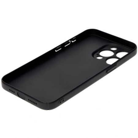 Etui Bizon Case Łupka do iPhone 15 Pro Max, czarne