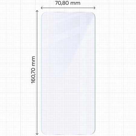 Elastyczne szkło hybrydowe Bizon Glass Mule do Oppo A5 5G